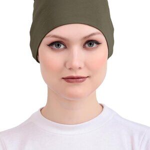 Women's Silky Viscose Sleep Cap Soft Hair Protection Nighttime Hat